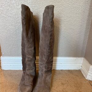 Naughty Monkey Brown Over the Knee Boots